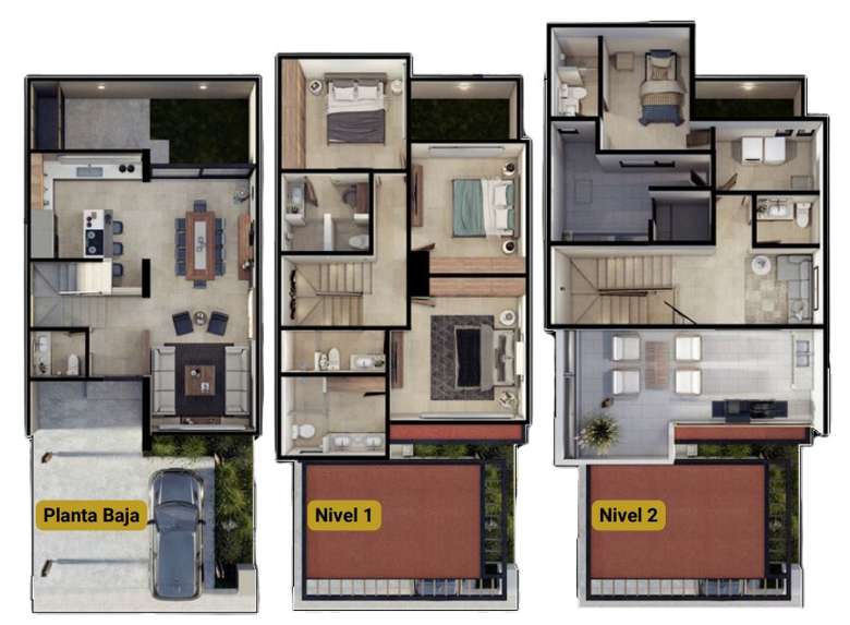 Casa de 3 Pisos en Venta en Villa Carriedo Residencial, Querétaro miniatura 12